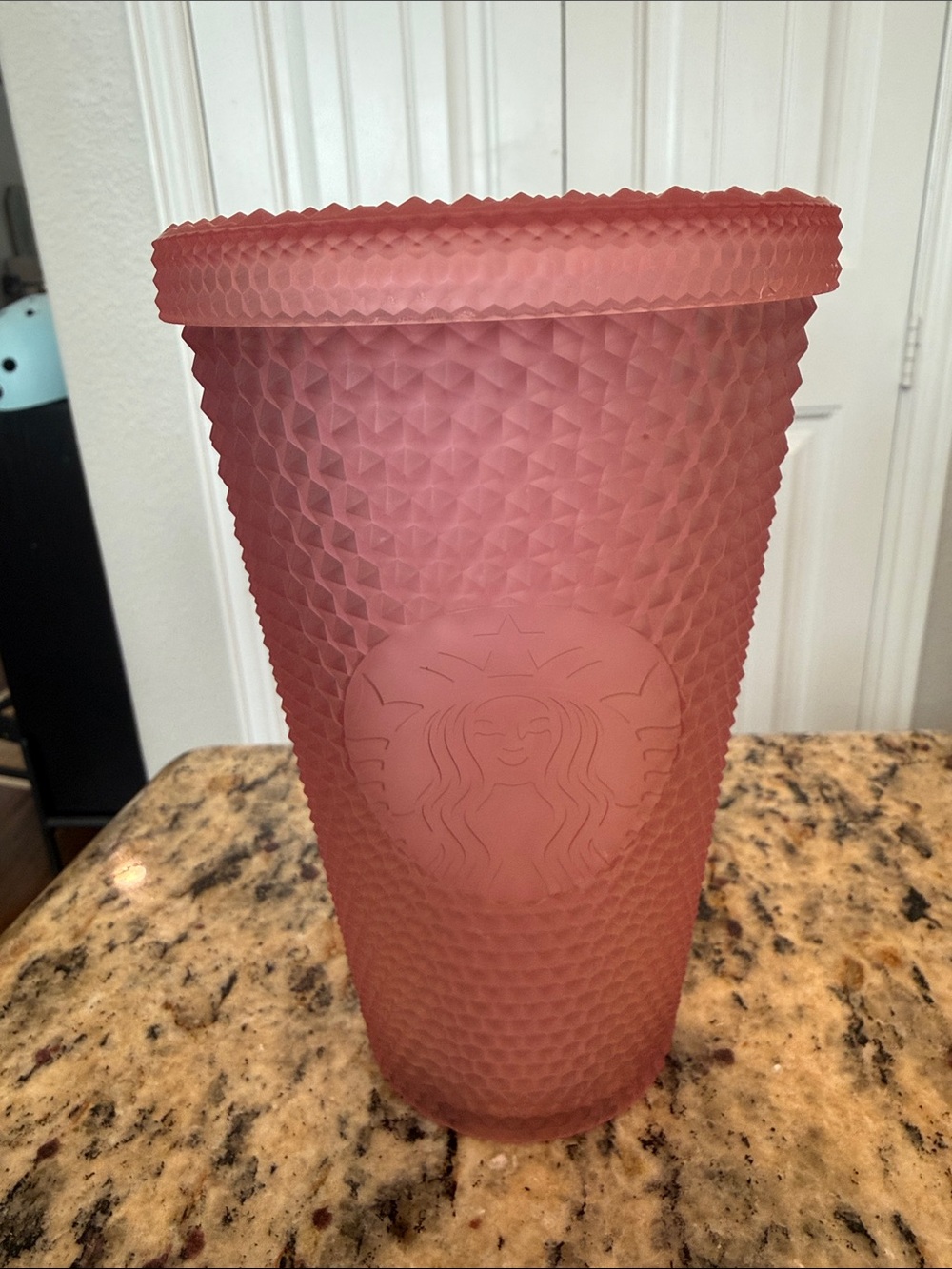 Starbucks Textured Reusable Tumbler in Rose Pink